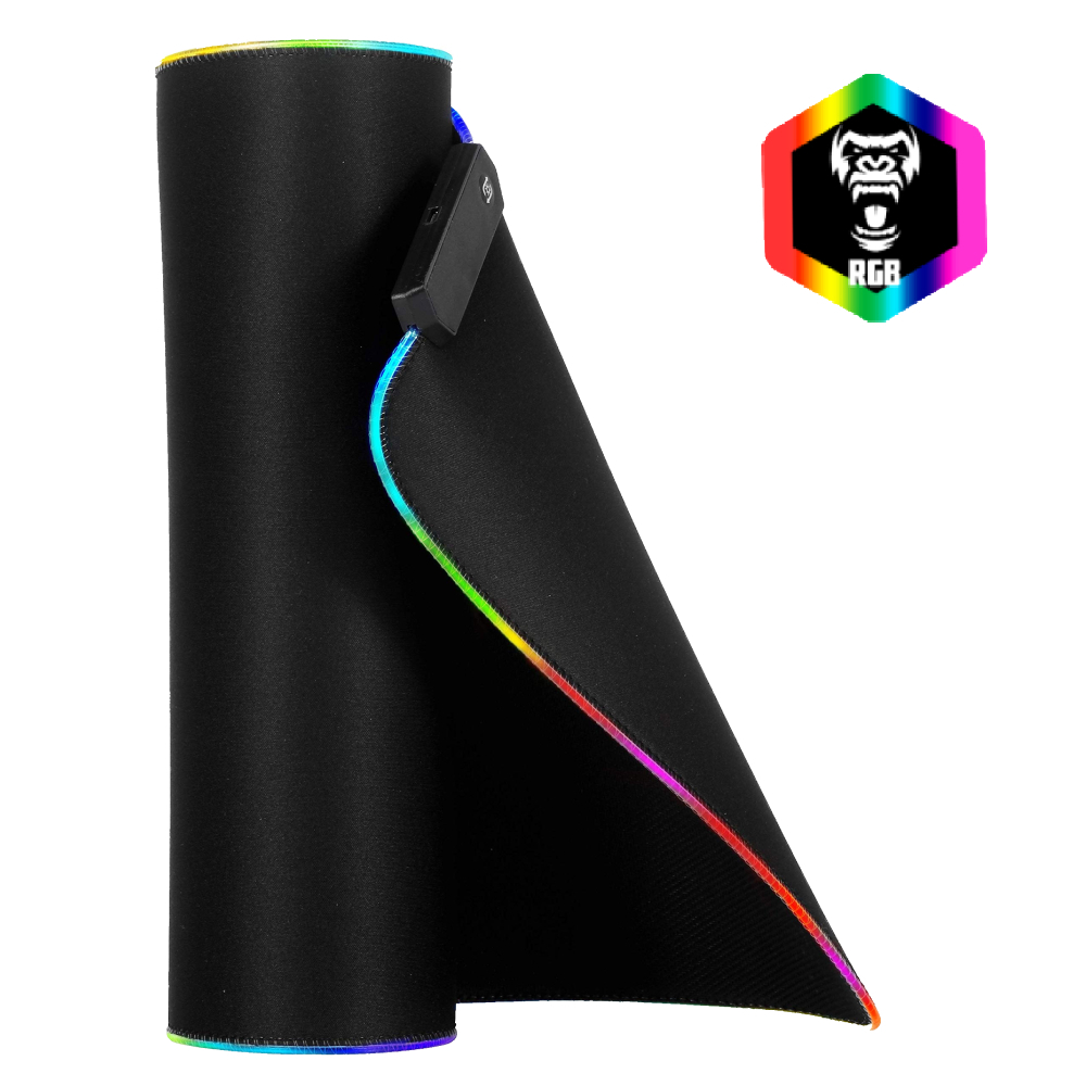 Tapete para Jogo RGB Luminoso Mouse Pad Tamanho Grande