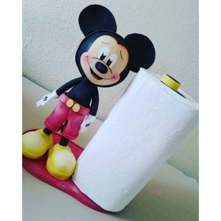 mickey porta papel toalha
