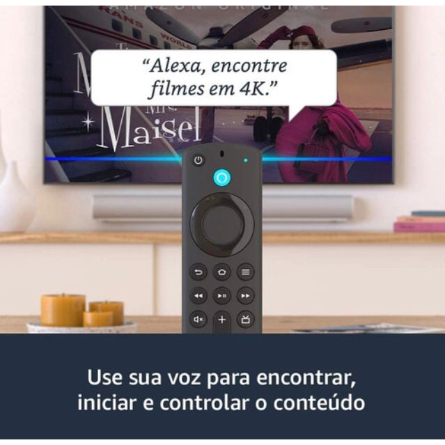 Fire TV Stick 4K | Streaming com Dolby Vision/Atmos e