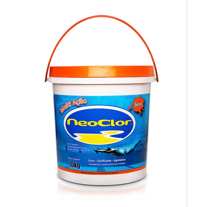 Cloro Neoclor Multiação 3 em 1 Estabilizado Granulado Para Piscinas ...