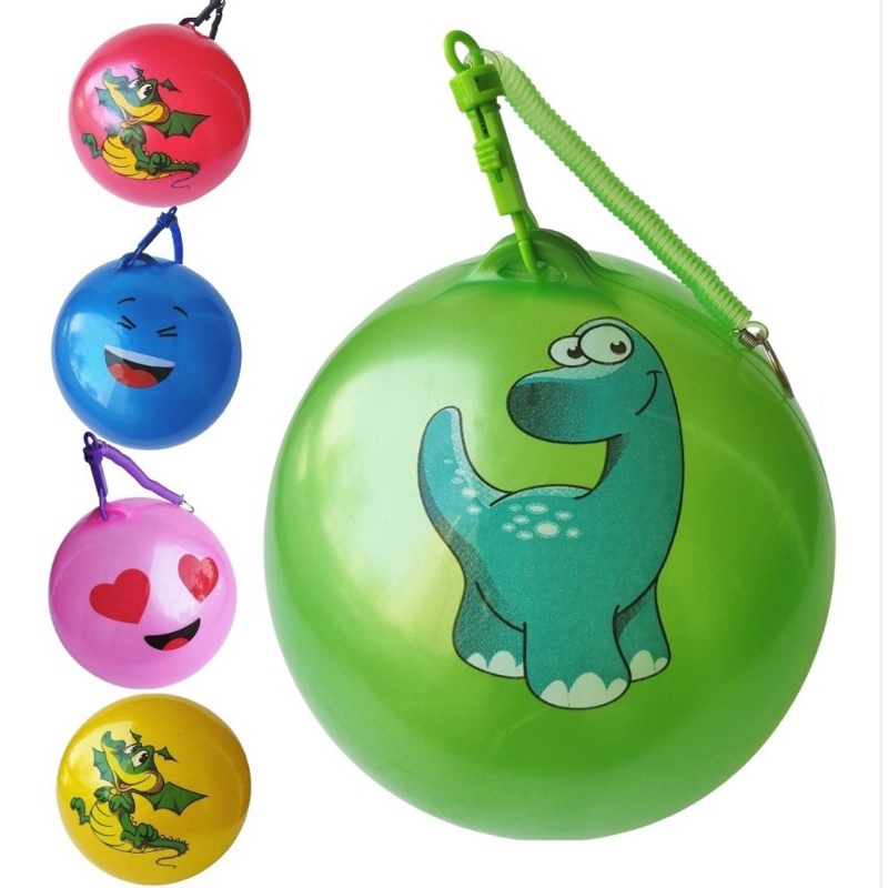 Bola com Cordão Mola - Dinossauros e Carinhas Coloridas Sortidos 005 ...