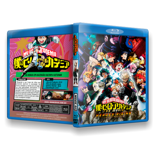 Blu-ray Boku no Hero Academia: Heroes Rising - Movie 02 com extra em alta  definição.