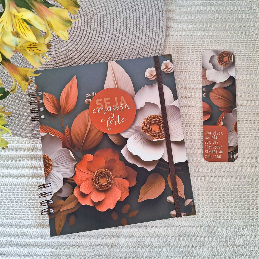 Pasta de Campo - Floral - Completa - JW | Shopee Brasil