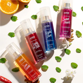 Body Splash Kiss New York 200ml - Colônia Corporal