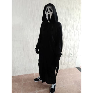 Fantasia Pânico Scream Ghostface Halloween Carnaval (Apenas Túnica)