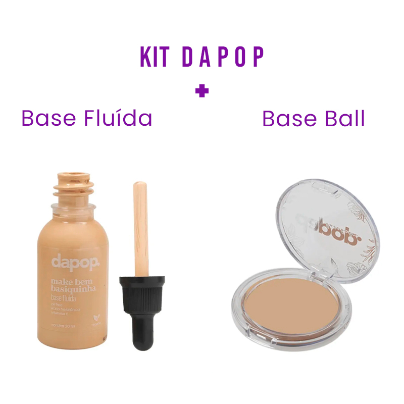 Kit Base Balm + Base Fluida Bem Basiquinha - Dapop | Shopee Brasil
