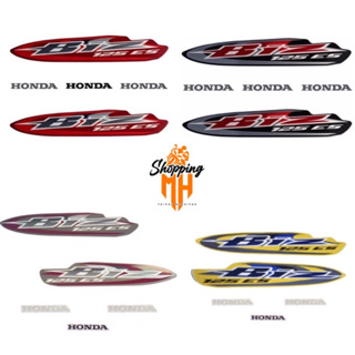 Faixa Biz 125 + 09 - Moto Cor Vermelha 10164 - Kit Adesivos