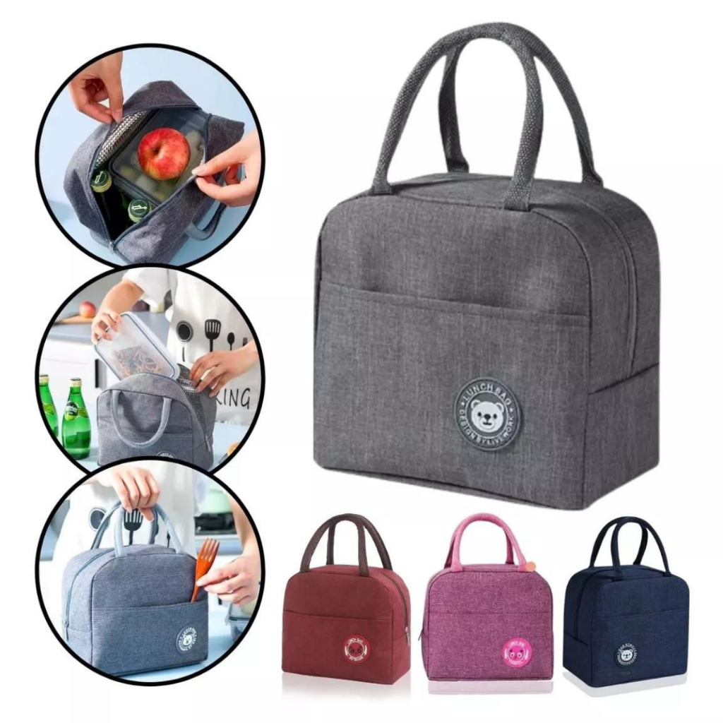 Bolsa termica marmita trabalho academia faculdade lancheira fitness