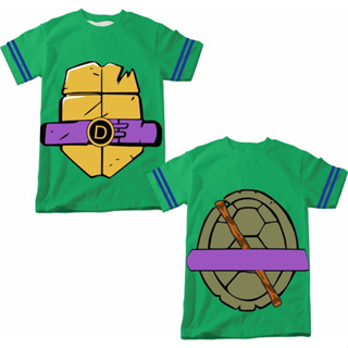 Fantasia Donatello Tartaruga Ninja-Boys Donatello Muscle Costume Tee