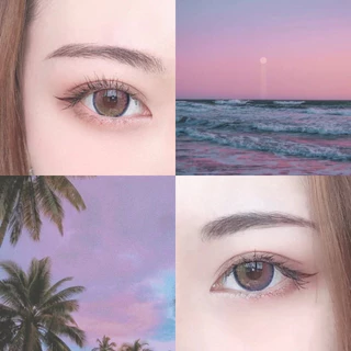 Lente de Contato Colorida Natural Ultrafina Multicor Aesthetic Ultra Fina Tumblr Anual - Pronta Entrega Brasil