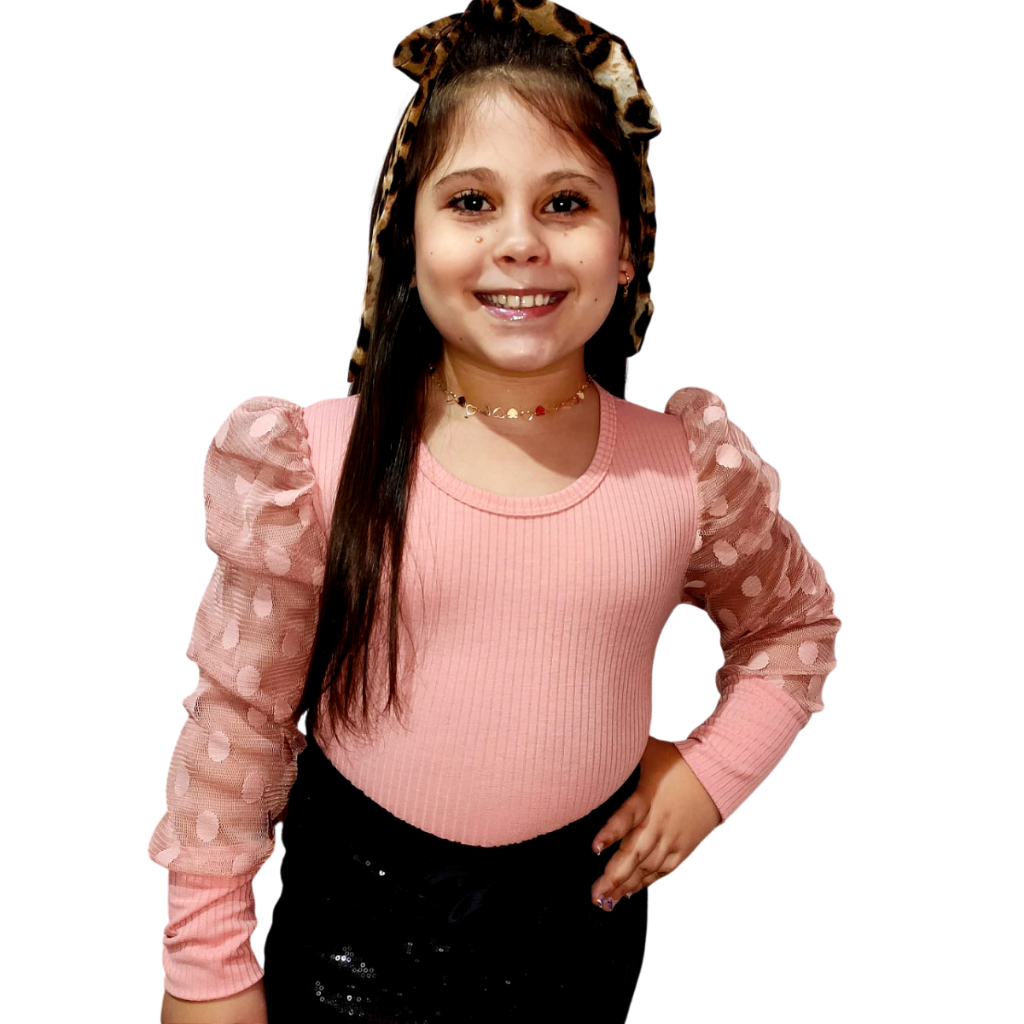 Blusa Infantil Modinha Menina Mini Diva Blogueirinha Shopee Brasil 3077