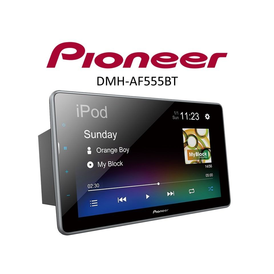 Multimídia Pioneer 9" Polegadas DMH-AF555BT Flutuante + Câmera Ré