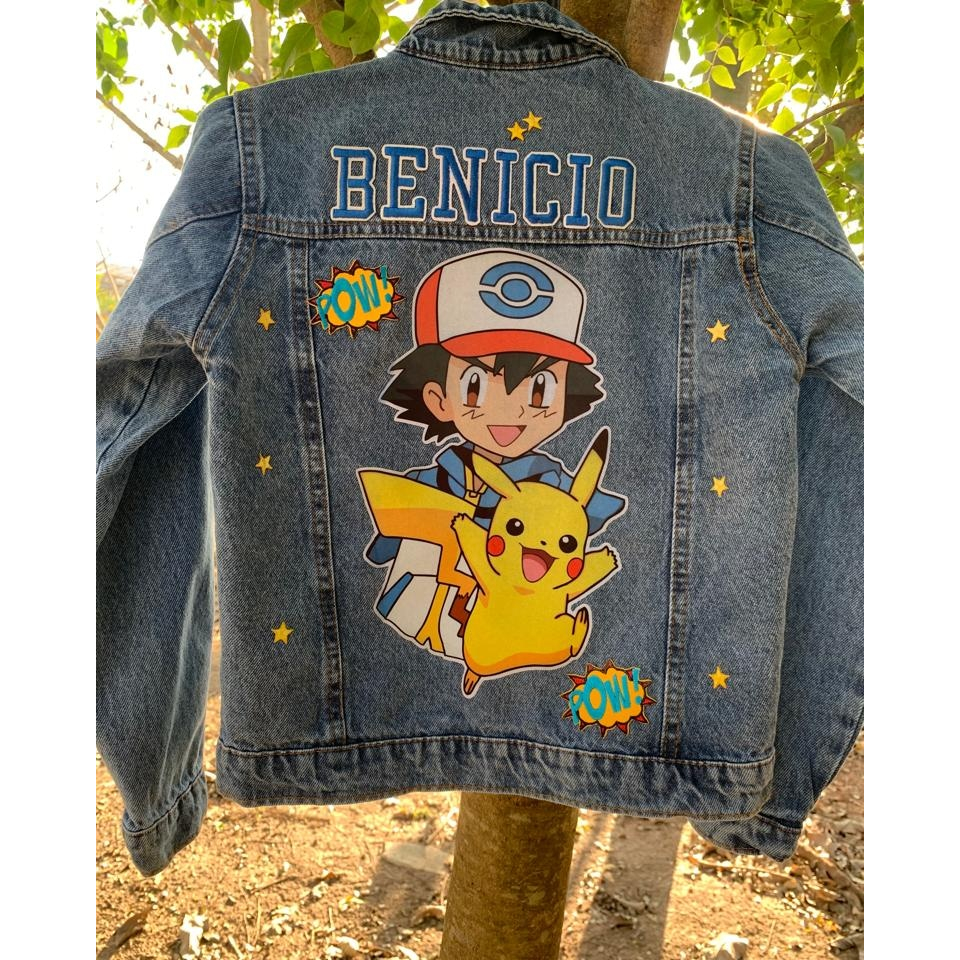 Jaqueta Personalizada Pokemon | Shopee Brasil