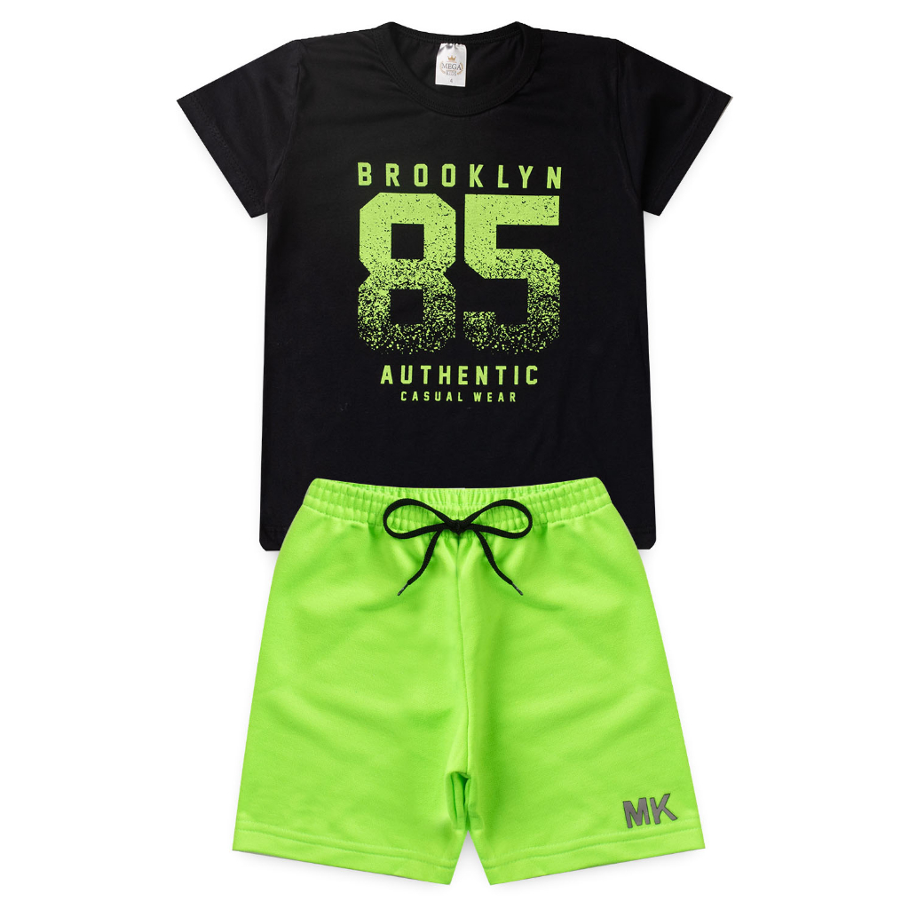 Conjunto Infantil e Juvenil Menino Masculino 1 ao 14 - Atacado Barato