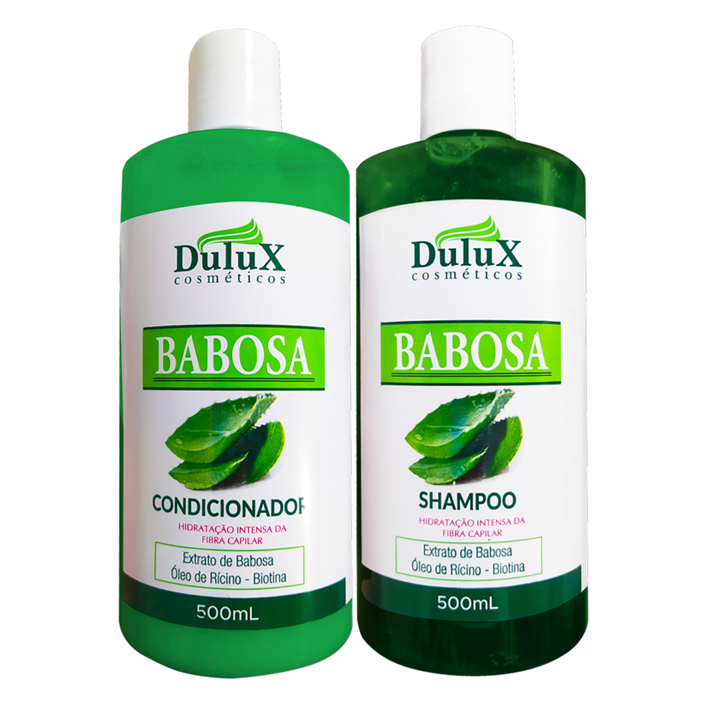 Shampoo e Condicionador Babosa 500ml Hidratação Intensa | Shopee Brasil