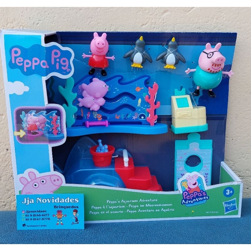 Desenho Animado Peppa Pig Family Doll Piggy George Mamãe E Papai Coisas  Plushie Toy Dolls Aniversário Para Menina - Escorrega o Preço