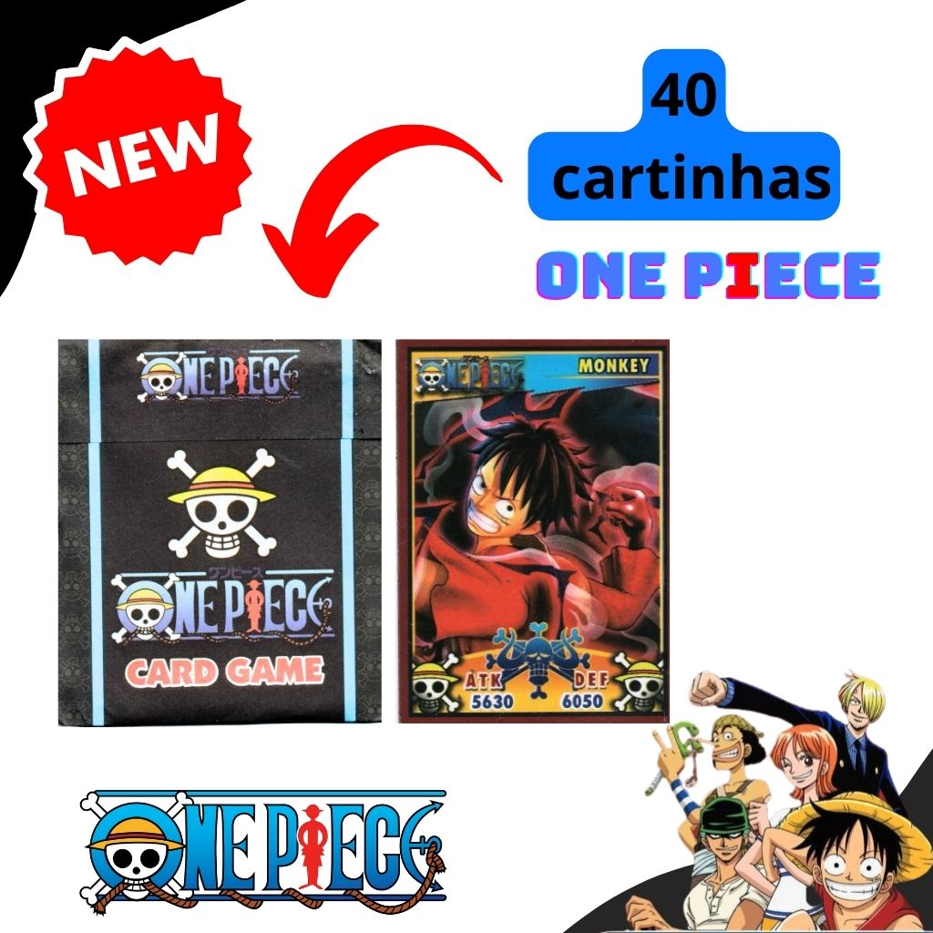 Lote cartas One Piece originais Bandai em inglês com 25 ou 50 cartas sem  repetições