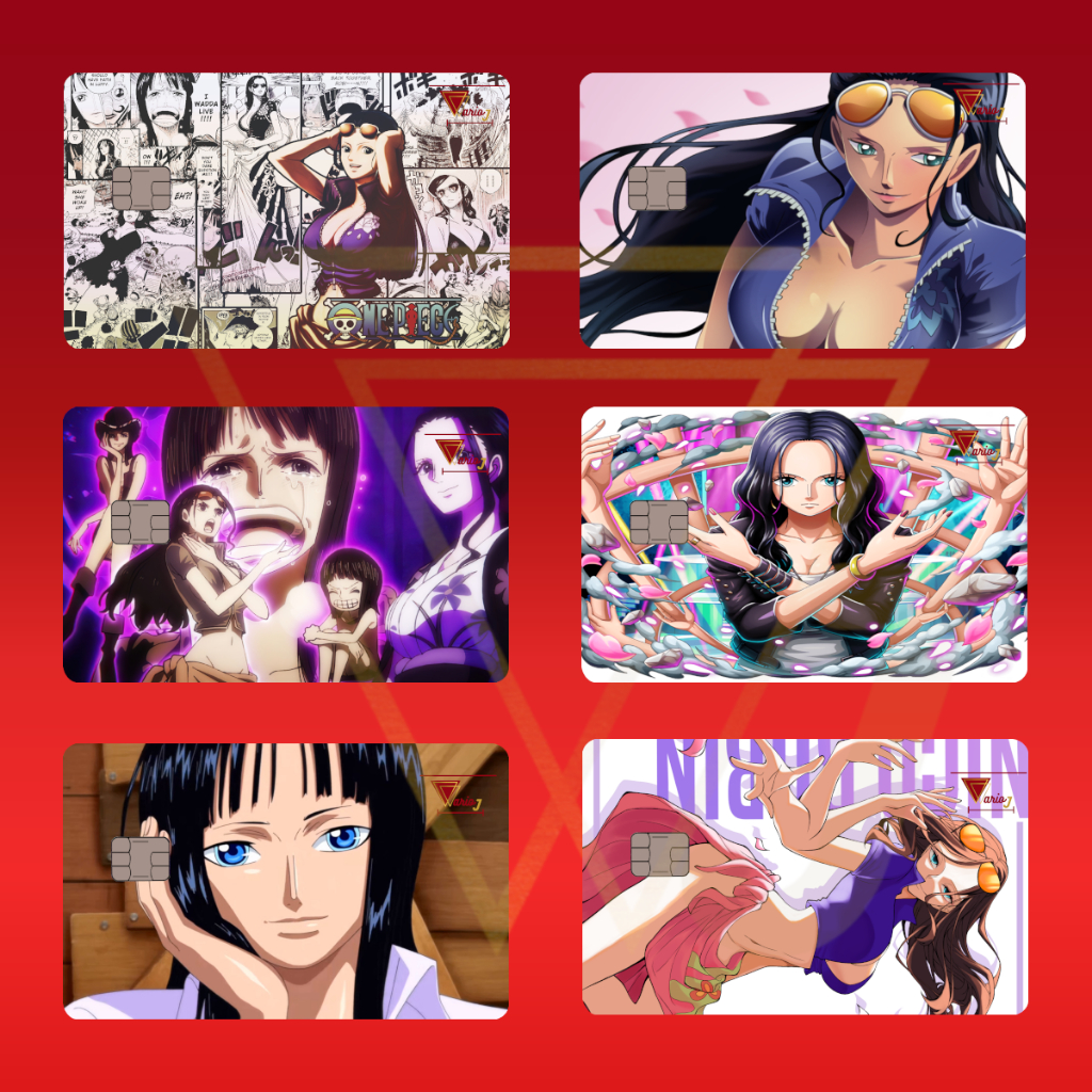 Película Adesivo Cartão One Piece Nico Robin Skin Excelente Qualidade