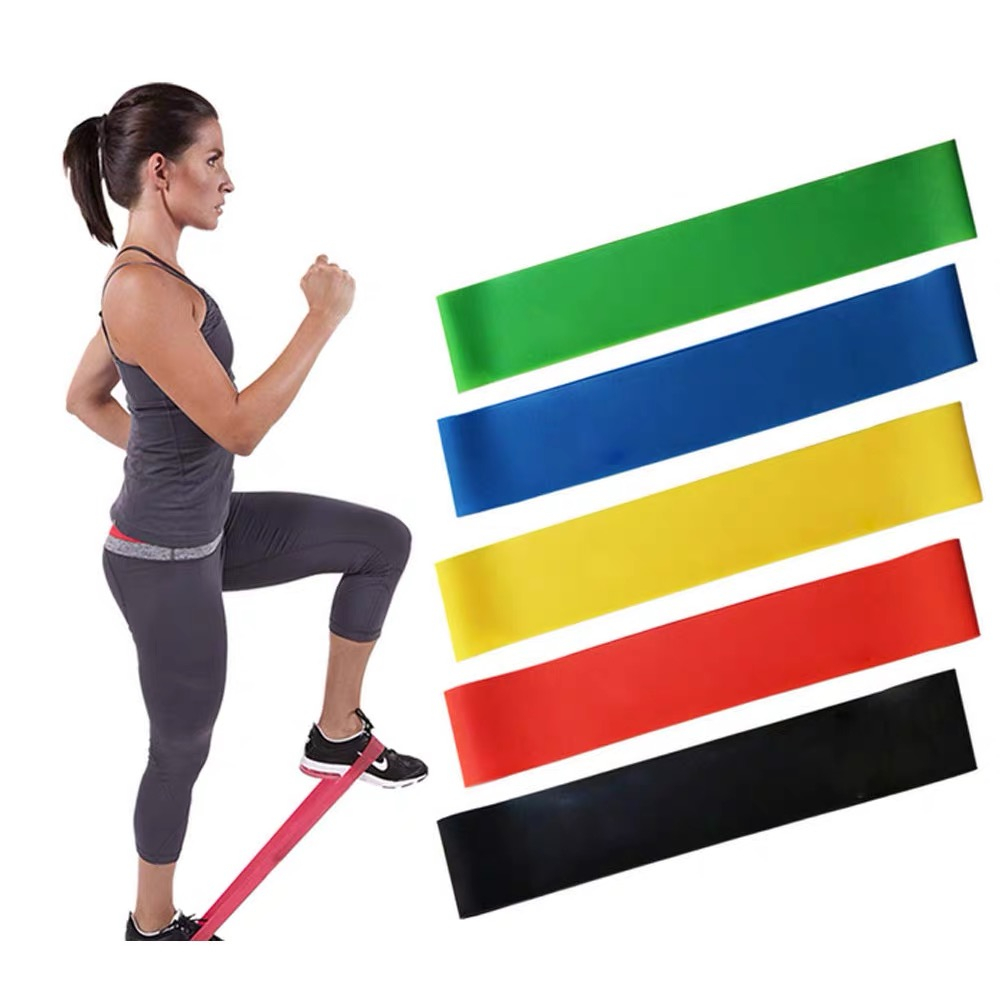 Elásticos Kit 5 Faixas Para Exercícios Multifuncional Yoga Fisioterapia e Treino-C1007