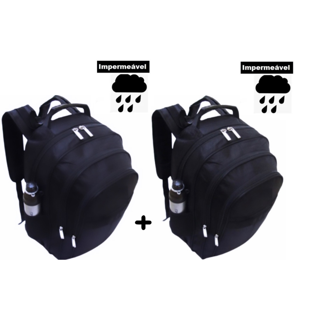Kit 2 Mochilas Viagem Impermeável Reforçada Oferta