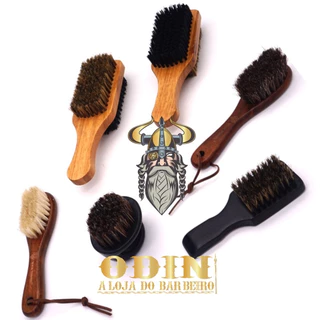 ESCOVA DE MADEIRA PARA ACABAMENTOS - ESCOVINHA DE DISFARCE PARA BARBA ESCOVA PARA FADE DOURADA – ESCOVA ESCOVINHA DE DISFARCE DEGRADE