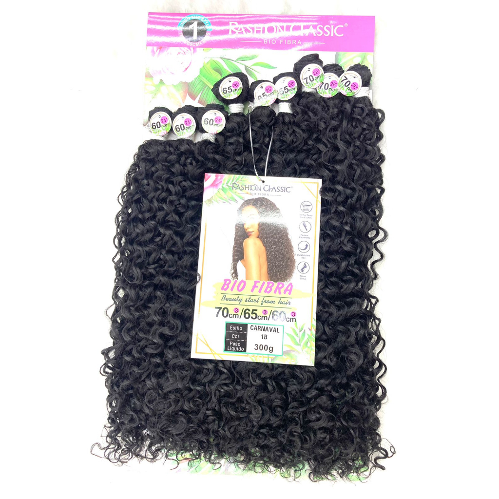 Cabelo Orgânico Cacheado N Wave 60cm 4 Telas - 250g - Escolher a cor após a  compra - Espaço Linda