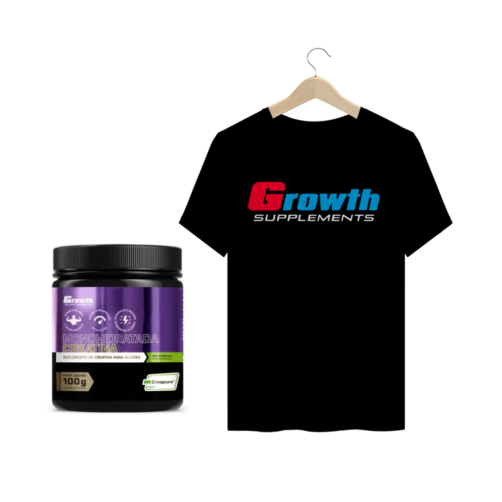 Kit Creatina Creapure Monohidratada 100g 250g Camiseta Treino