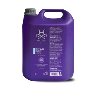 Hydra Groomers Pro Shampoo Pelos Claros 5L Pet Society