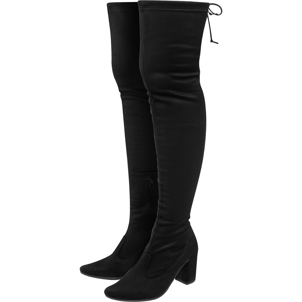 bota salto fino bota over the knee meia pata Bota Over The Knee Salto Alto Grosso Shopee Brasil