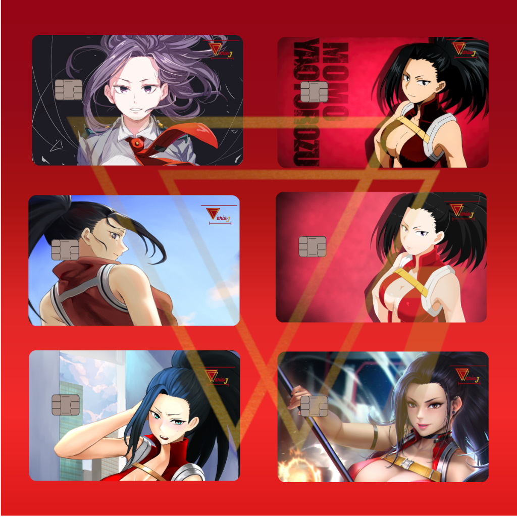 Película Adesivo Cartão Crédito e Débito Momo Yaoyorozu Creati Boku no Hero  Academia | Shopee Brasil