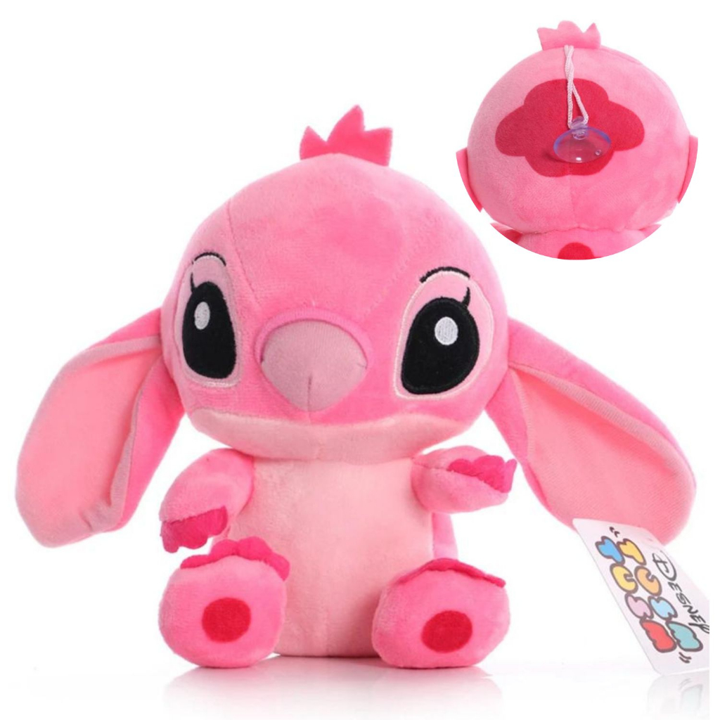 Pelúcia Stitch Rosa Angel Boneco Filme Lilo E Stitch 20cm - Disney ...