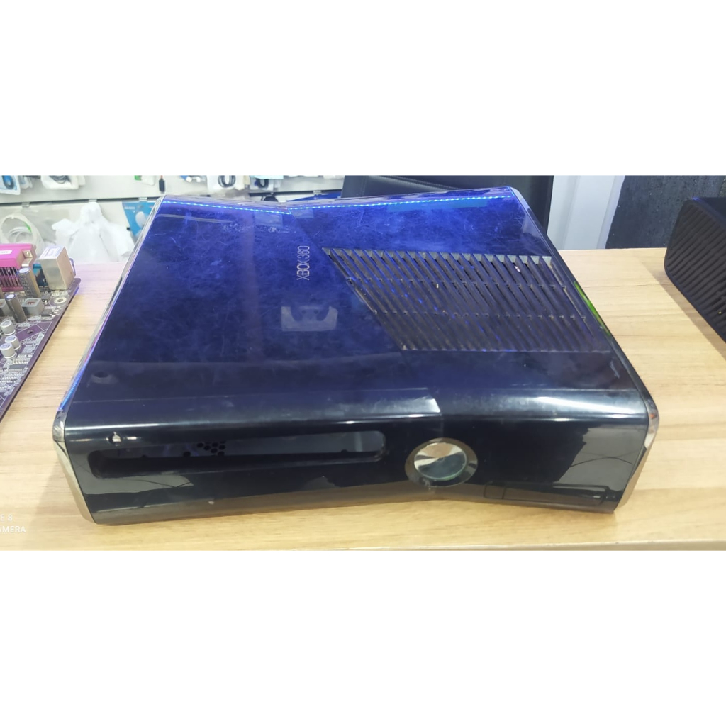 Carcaça Xbox 360 Sim Black Piano (62)