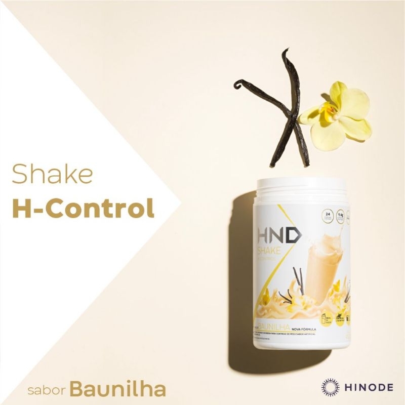 Shake H-Control Sabor Baunilha Hinode 450g