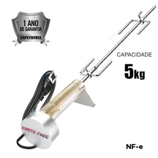 Espeto Giratório Elétrico Churrasco Flex Inox Com Grelha Nfe - MCSTORE -  Espeto Giratório - Magazine Luiza