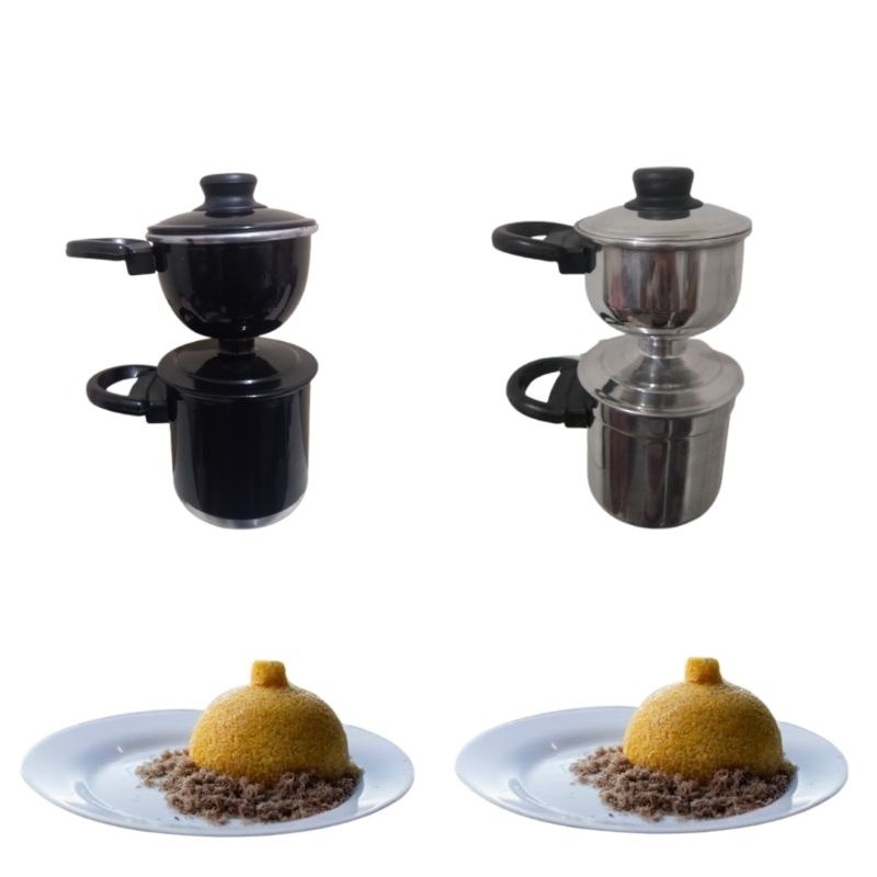 Cuscuzeira individual 2 peças