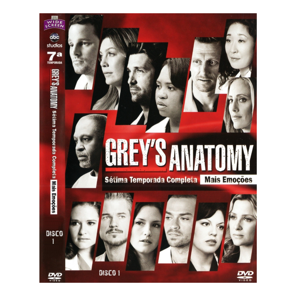 Dvd Série Grey's Anatomy / A Anatomia De Grey 7ª Temporada Shopee Brasil