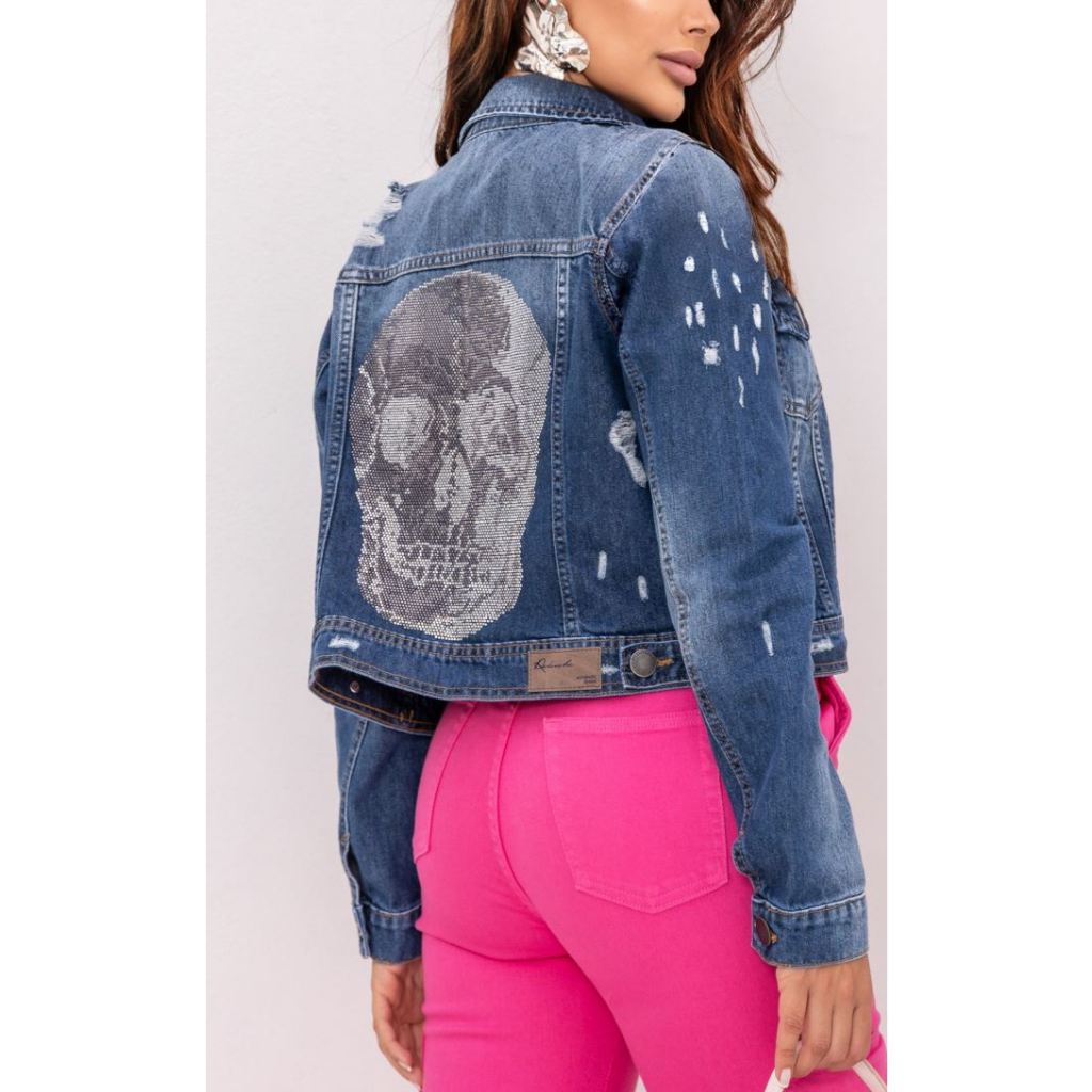 Jaqueta jeans cheap revanche feminina