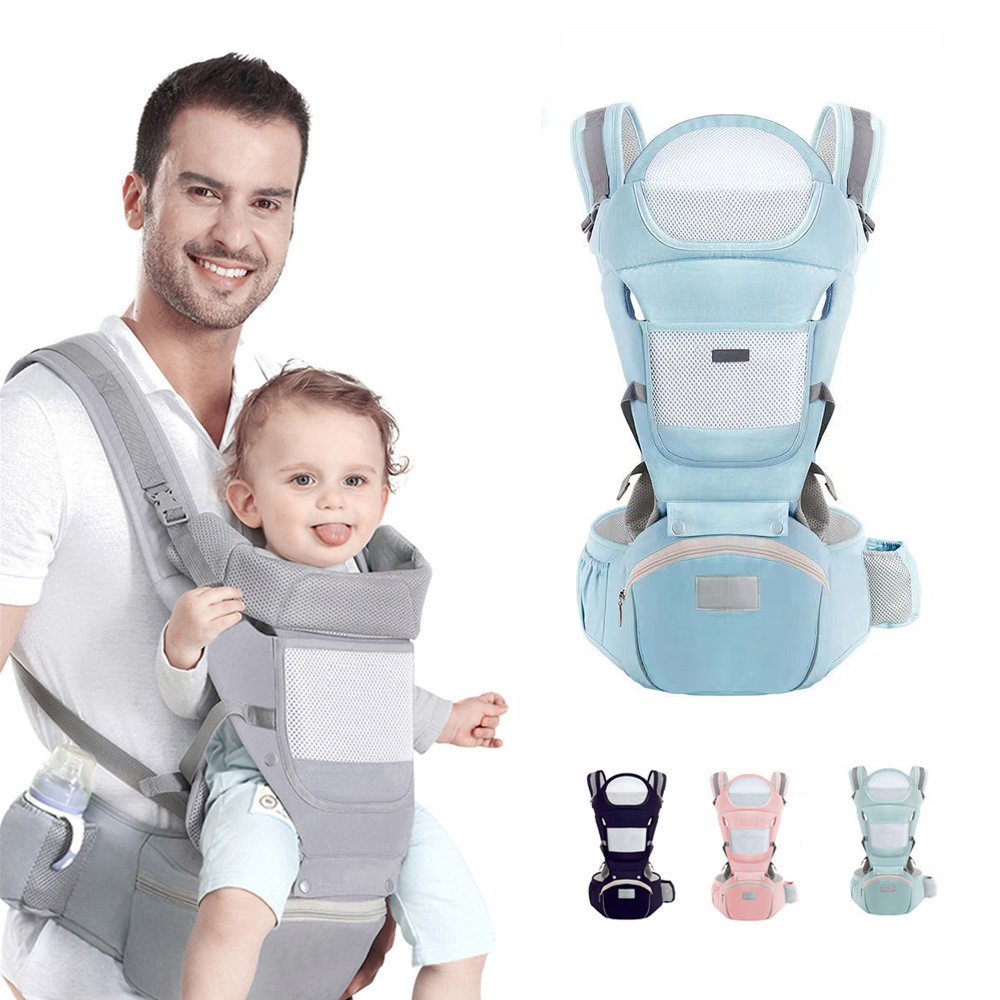 BUABUU Canguru Para Bebê 0-3 Anos Ergonômico 3 Em 1 Estilo Canguru ...