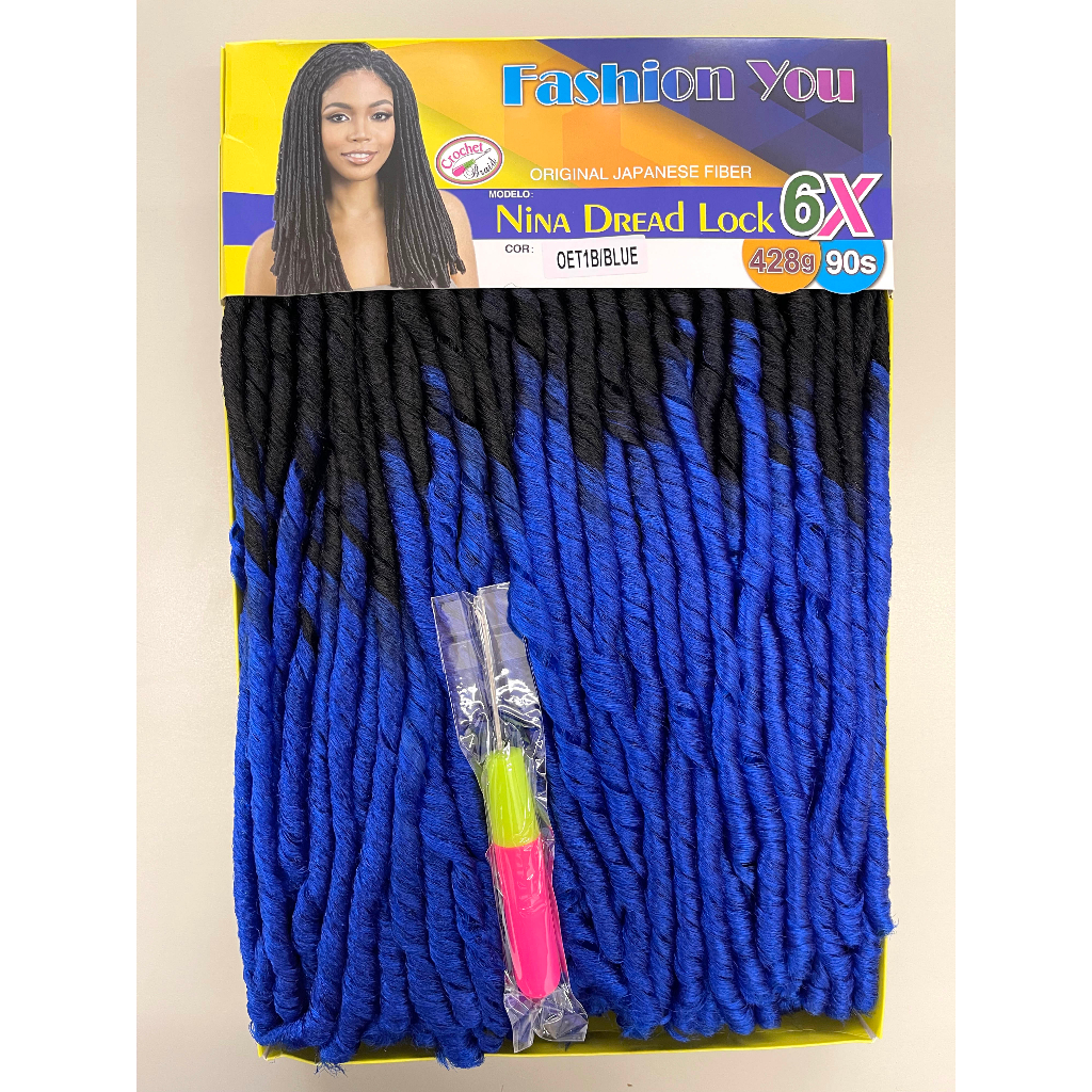 Natty Dread様 メロジョイ　2点セット Cabelo Crochet Nina Dread Lock 6X 428G 90S COM AGULHA FASHION YOU