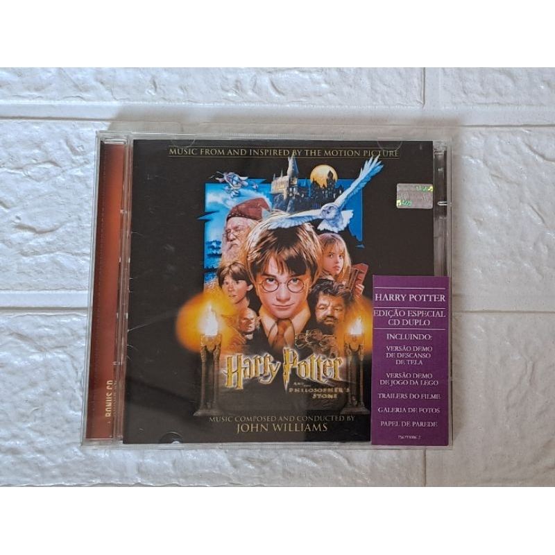 CD DUPLO - HARRY POTTER E A PEDRA FILOSOFAL - EDIÇÃO ESPECIAL MUSIC ...