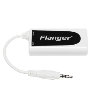Interface de áudio FLANGER FC-21 para guitarra, baixo e etc. Lives no celular
