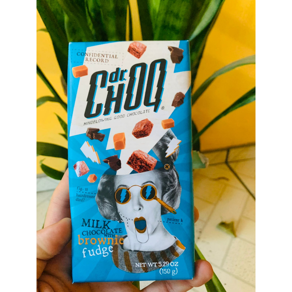 Chocolate Dr Choq Ao leite com Brownie 150g | Shopee Brasil
