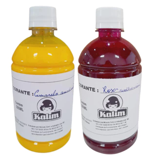 Corante 2 de 500ml Para Desinfetante, Amaciante, Detergente E Outros Produtos de Limpeza