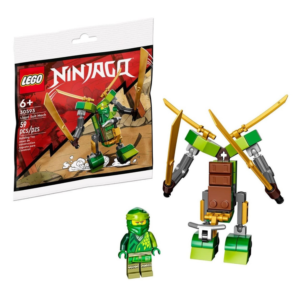 Ninjago Movie Minifigures Lego Ninjago Lloyd And Jay Lego 30593