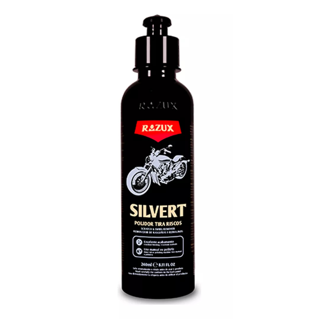 Silvert Polidor Para Tirar Riscos Da Moto 240ml Razux