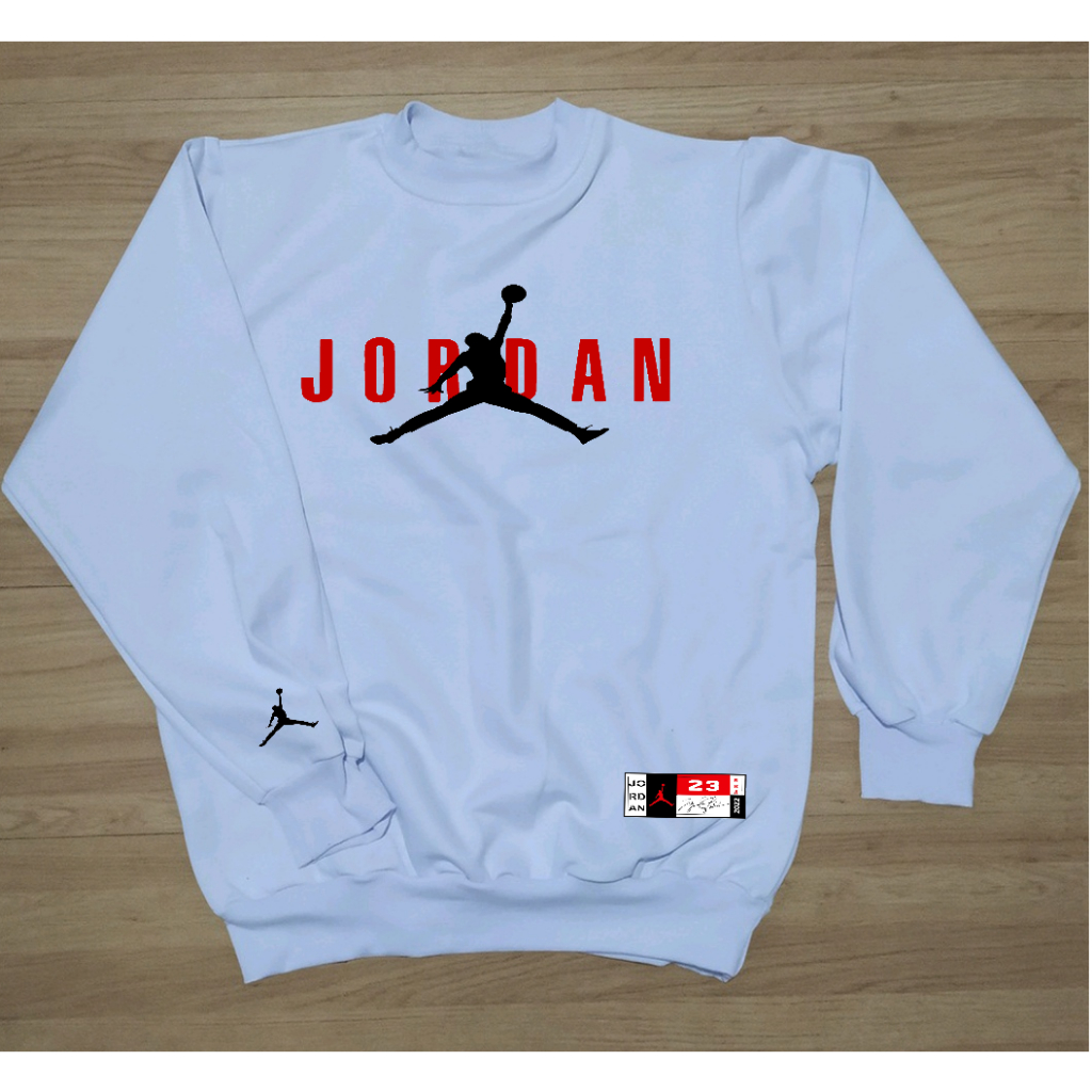 Blusa Moletom Gola Careca Esportiva Estampada Shopee Brasil