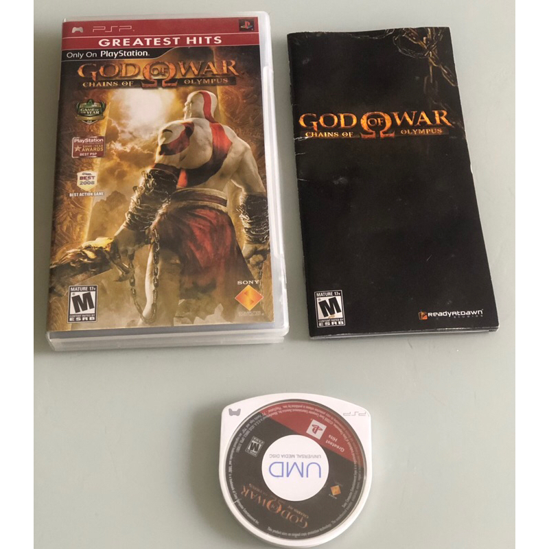 GOD OF WAR CHAINS OF OLYMPUS - O JOGO DE PSP E PS3 (PT-BR) 