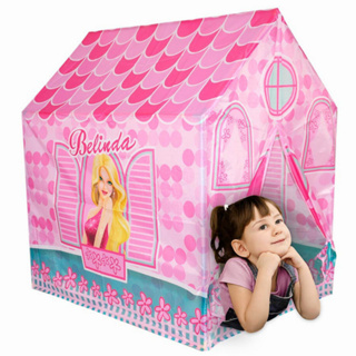 Barraca Casa Portátil Infantil Menina Princesa Disney Zippy Toys Rosa