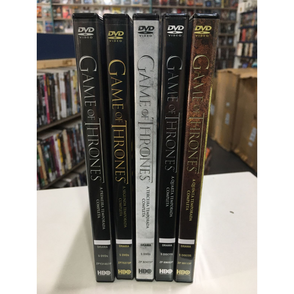 DVD Game Of Thrones 5 Temporadas Vendidas Avulsas Separadas Shopee Brasil
