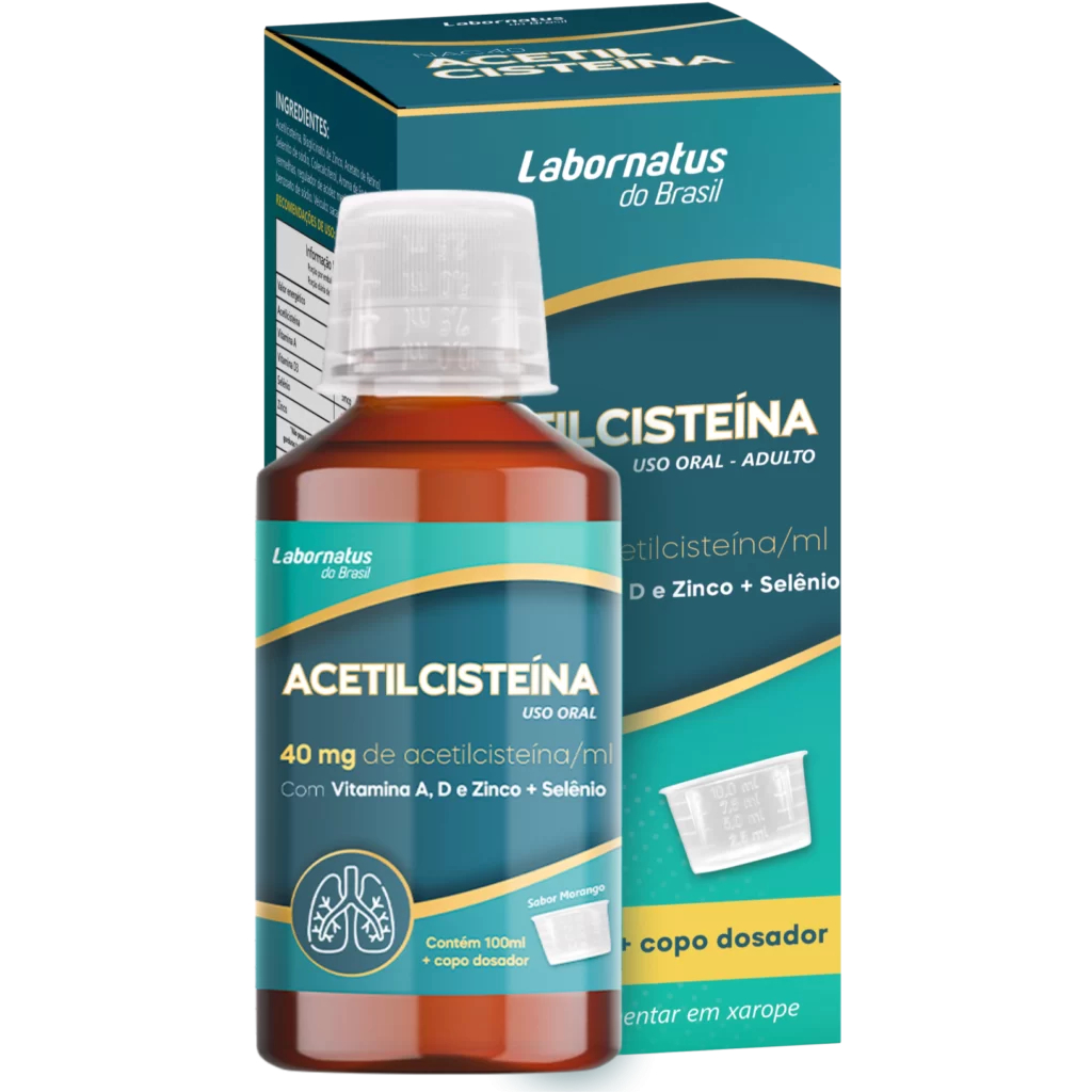 Acetilcisteína 40Mg/Ml Xarope Adulto com 120Ml - GEOLAB